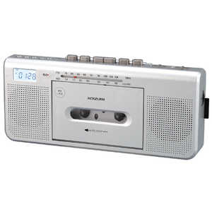 ＜コジマ＞ AM/FMライターサイズラジオ HIDISC シルバー HDRAD32SV