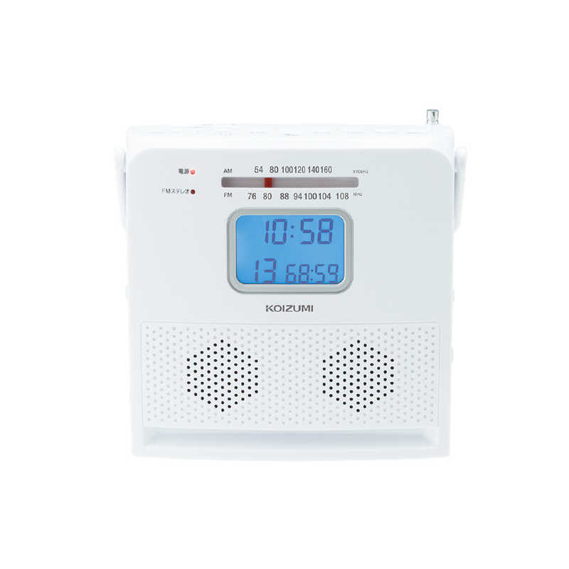 コイズミ　KOIZUMI コイズミ　KOIZUMI CDラジオ ホワイト SAD-4707W SAD-4707W