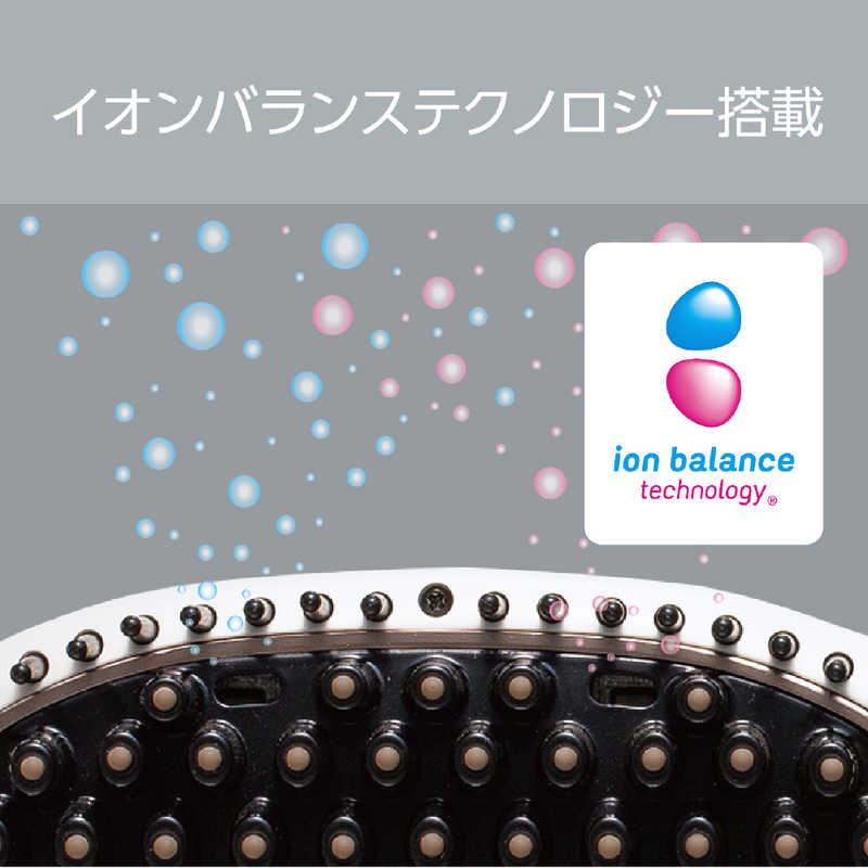 コイズミ　KOIZUMI Salon Sense300 イオンバランスアイロンブラシ KHR-6910/W