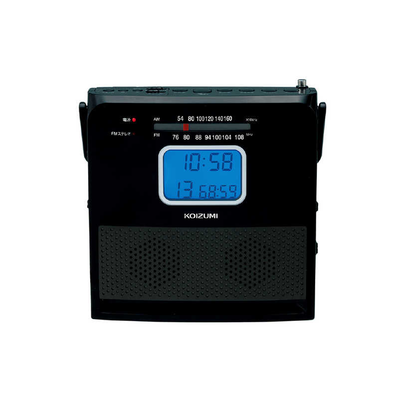 コイズミ　KOIZUMI コイズミ　KOIZUMI CDラジオ ブラック SAD-4707K SAD-4707K