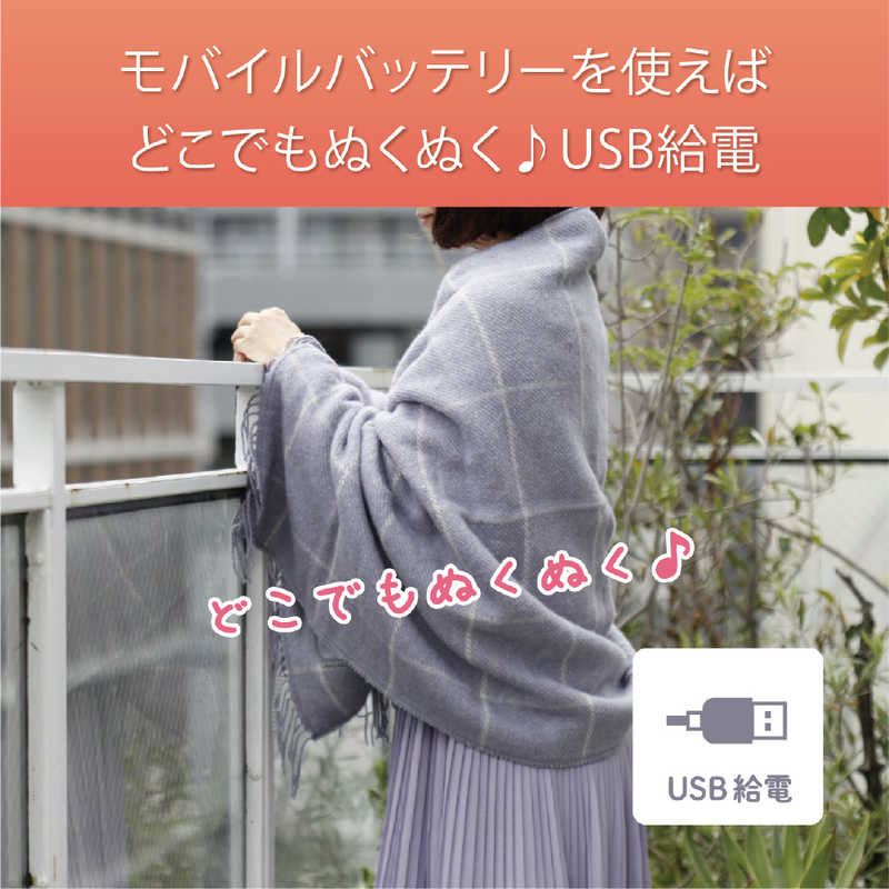 コイズミ　KOIZUMI コイズミ　KOIZUMI USBショールブランケット KDH-0501U KDH-0501U