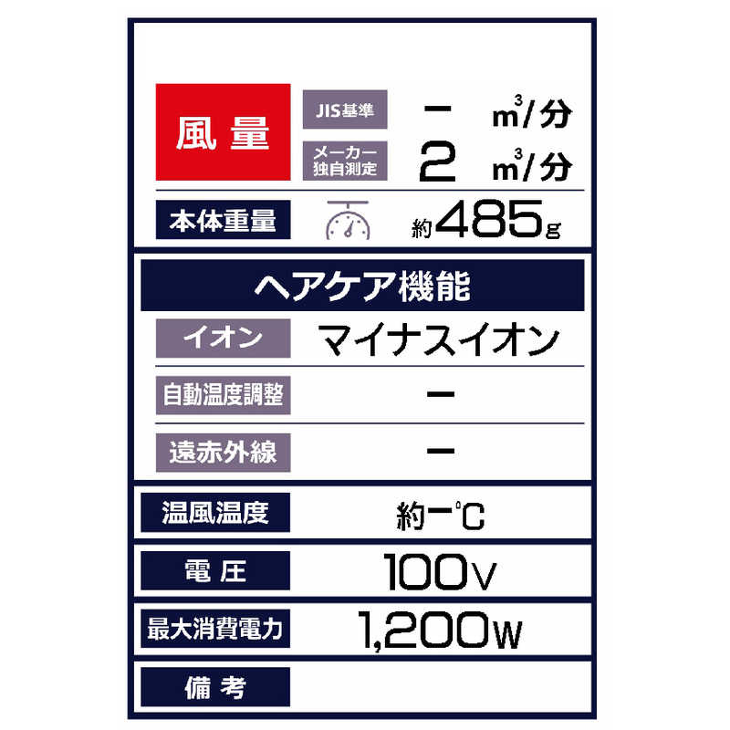 コイズミ　KOIZUMI コイズミ　KOIZUMI マイナスイオンヘアドライヤー KHD-K310/K KHD-K310/K