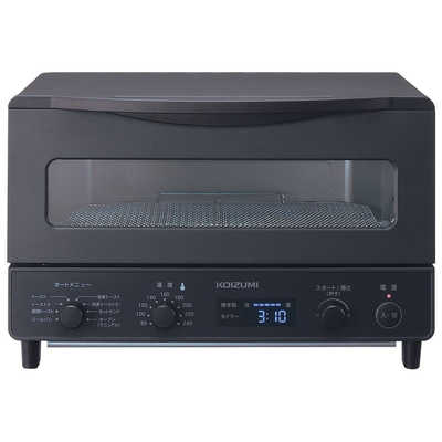KOIZUMI コイズミKOS-1236 オーブントースター ブラック コイズミ KOIZUMI オーブントースター 1225W/食パン4枚 ブラック KOS