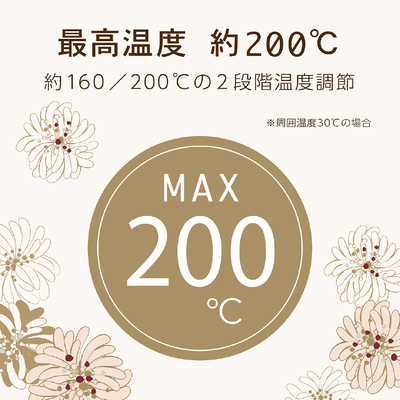 PAUL＆JOE コードレス ストレートアイロン 19mm 160℃～200℃ USB充電式