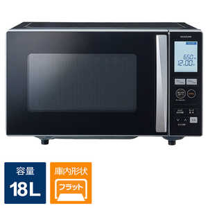 コイズミ　KOIZUMI 【アウトレット】電子レンジ 17L フラット ヘルツフリー ブラック KRD1870S