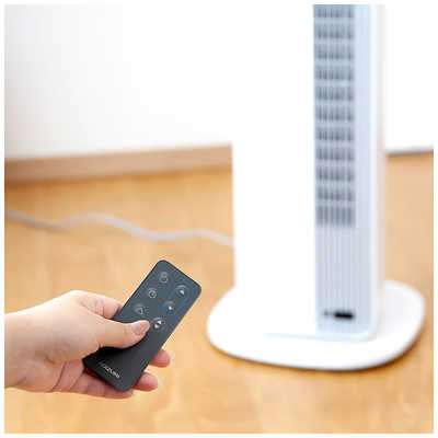 コイズミ KOIZUMI 送風機能付ファンヒーター ホット＆クール ［人感