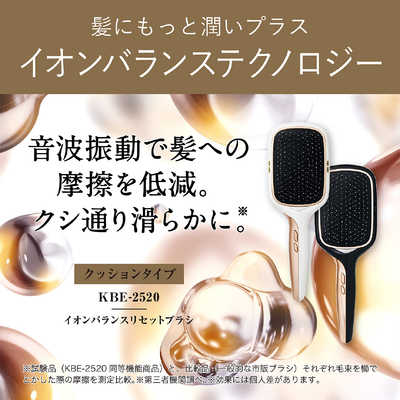コイズミ KOIZUMI イオンバランスリセットブラシ KBE-2520/W の
