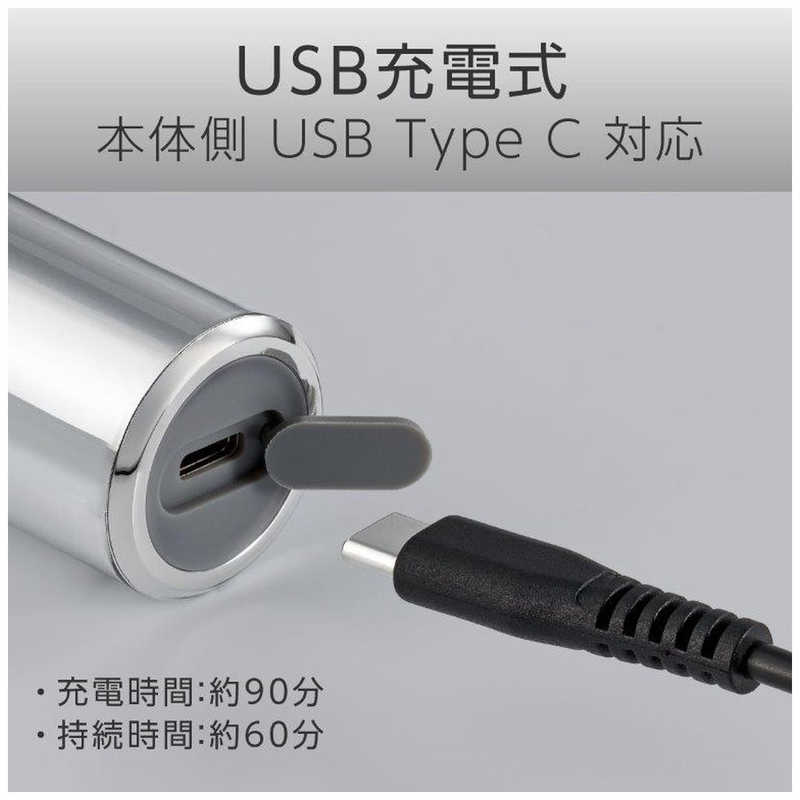 コイズミ　KOIZUMI コイズミ　KOIZUMI USB充電3枚刃シェーバー コンパクトタイプ ［3枚刃］ KMC-0820/S KMC-0820/S
