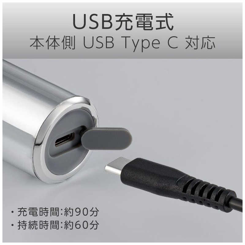 コイズミ　KOIZUMI コイズミ　KOIZUMI USB充電 電気シェーバー コンパクトタイプ ［3枚刃 /AC100V-240V］ KMC-0820/S KMC-0820/S