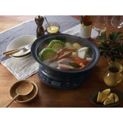 コイズミ KOIZUMI IHグリル鍋 コイズミ ブラック KIH1413K の通販