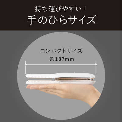 コイズミ KOIZUMI コードレスストレートアイロン 10mm 160℃～200℃ 海外
