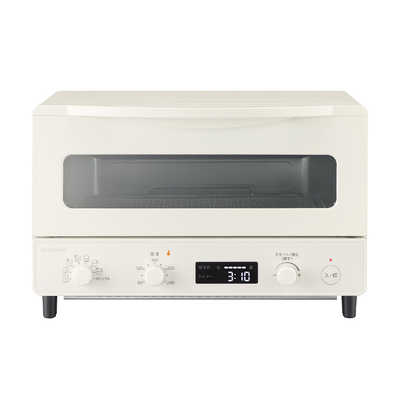 コイズミ　KOIZUMI　オーブントースター マイコン式 1225W/食パン4枚 ホワイト　KOS1237W コイズミ KOIZUMI オーブントースター マイコン式 1225W/食パン4枚