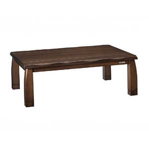 コイズミ KOIZUMI 家具調こたつ 民芸調デザイン ［約80×120cm / 長方形］ ブラウン KTR-34254