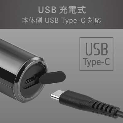 コイズミ KOIZUMI USB充電3枚刃シェーバー ［3枚刃］ グレー KMC-0821