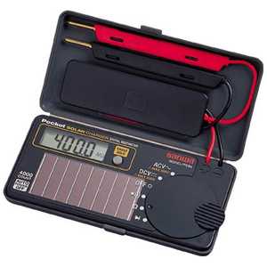 三和電気計器 ソーラー充電ポケット型デジタルマルチメータ PS8A
