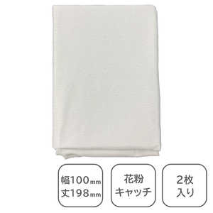 青木 2枚組 花粉キャッチレ ースカーテン テリーヌ ［幅100×丈198cm］ ホワイト 