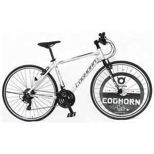 COGHORN 700×32C型 クロスバイク コグホーン Alloy Cross RACERレーサー(外装21段変速) ポリッシュ【組立商品につき返品不可】 700COGALCROSSHD21S