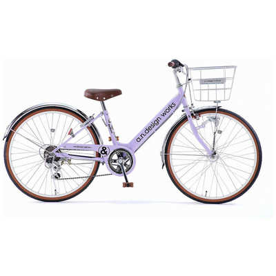 自転車 ﾌﾞﾘﾁｽﾄﾝ 紫 22ｲﾝﾁ（エコパル | ［子ども用自転車