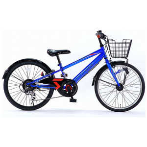 シナネンサイクル 20型 子供用自転車 206スプレンディッドジュニアクロス2(外装6段変速) ブルー【組立商品につき返品不可】 DP206CTBHDSNCBL