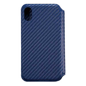 サンクレスト iPhone XS Max 6.5インチ用 NEWT CAT FLIP カーボンネイビー I32CNW05(カーホ サンクレスト iPhone XS Max 6.5インチ用 NEWT CAT FLIP カーボンネイビー I32CNW05(カーホ