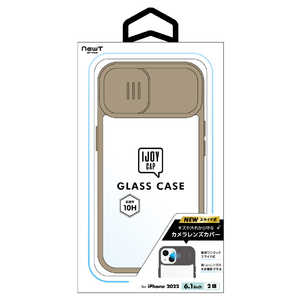 サンクレスト iPhone 14 6.1インチ IJOY CAP ガラスケース ベージュ I36FIJC03