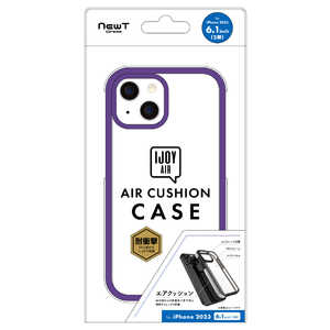 サンクレスト iPhone15 6.1インチ AIR CUSHION CASE(エアークッションケース) IJOY パープル i37FiJA04