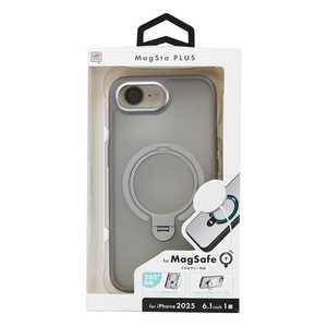 サンクレスト iPhone 16e マグスタプラスケース グレー i38EiJS02 サンクレスト iPhone 16e マグスタプラスケース グレー i38EiJS02
