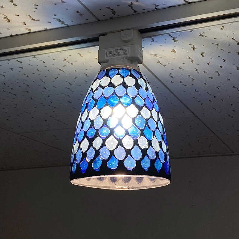 イシグロ イシグロ モザイクLEDシーリングライト クリアブルー(40W相当LED電球付) ［電球色］ 20964 20964