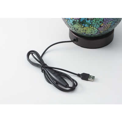 イシグロ モザイク LEDランプ ボール型 (無段階調光) オーロラコバルト