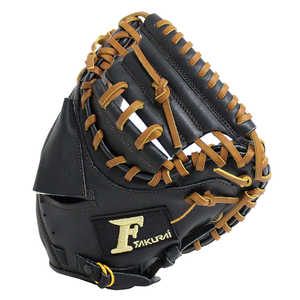 FALCON 軟式少年用ミット 捕手用(ブラック) cm-4041
