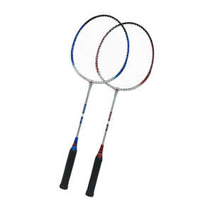 サクライ貿易 バドミントンラケット 2本組 ブルー・レッド SB501W
