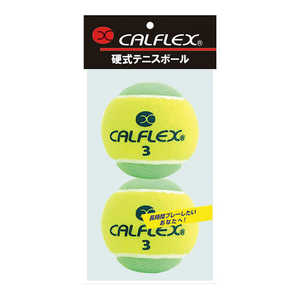 サクライ貿易 一般用 硬式テニスボール ノンプレッシャーボール CALFLEX (イエロー×グリーン/2球入り) LB450YLGR サクライ貿易 一般用 硬式テニスボール ノンプレッシャーボール CALFLEX (イエロー×グリーン/2球入り) LB450YLGR