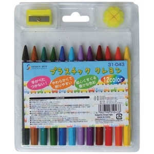 セイワプロ 12色プラスチッククレヨン 31043 セイワプロ 12色プラスチッククレヨン 31043