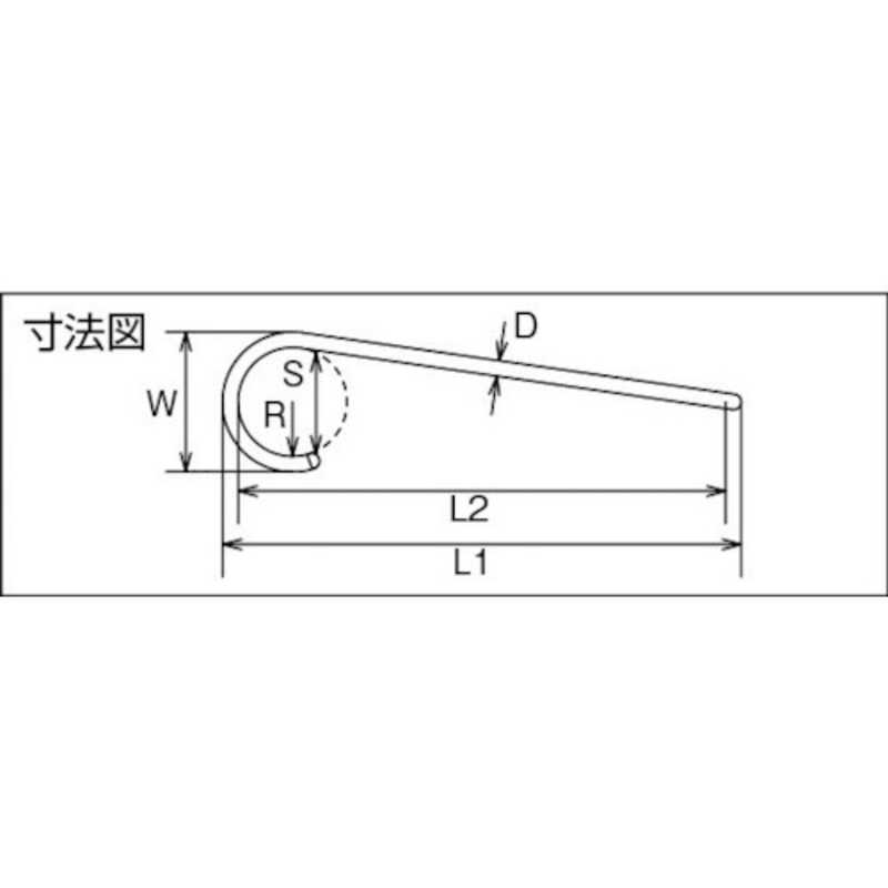 水本機械製作所 水本機械製作所 ファンシーSフックツイスト(シルバー) 全長200mm A991_ A991_