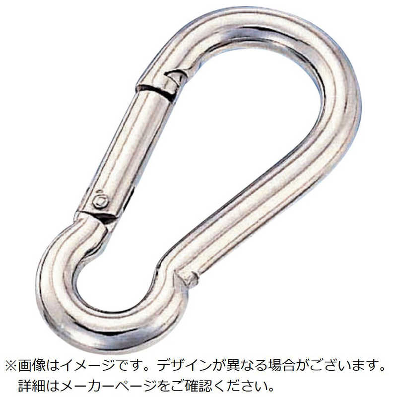 水本機械製作所 水本機械製作所 水本 ステンレス スナップフックB型 SUS316 線径4mm 長さ40mm (1個入) B3058 B3058