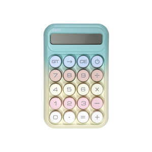 EMMY パステルカリキュレーター 電卓 ［10桁］ クリーム/ミント EM-PSCAL-CM