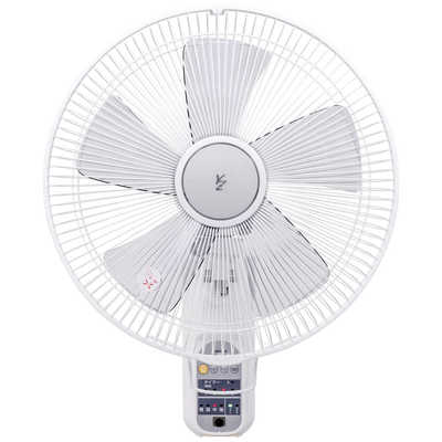 ヤマゼン 35cm 壁掛け扇風機 リモコン式 ホワイト [リモコン付き