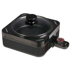 ヤマゼン ホットプレート YAMAZEN ［プレート2枚］ YHC-W601(B)