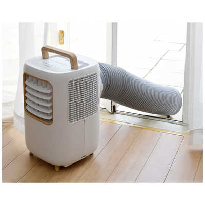 早い者勝ちエアコンYAMAZEN YEC-M03 ホワイトコンパクトクーラー