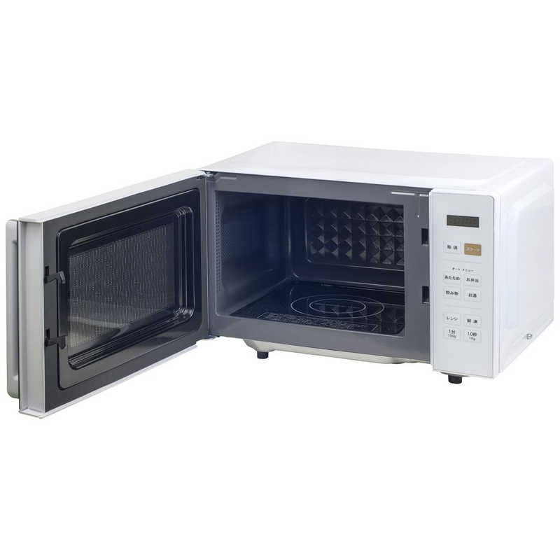 ヤマゼン ヤマゼン 電子レンジ 18L フラット ヘルツフリー ホワイト NERW-F018 NERW-F018