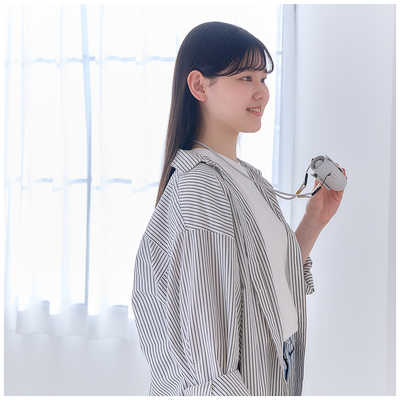 エレス ベルト・首掛けの2wayコンパクトファン 大風量 ホワイト IF