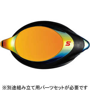 スワンズ ユニセックス PREMIUM ANTI-FOG クッション付度付ミラーレンズ SRXバージョン (片眼1個) ゴーグル フラッシュオレンジミラー 5 フラッシュオレンジミラー SRXCLMPAF