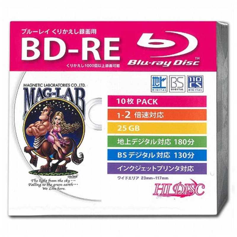 HIDISC HIDISC BD-RE スリムケース 10枚入り HDBDRE2X10SC HDBDRE2X10SC