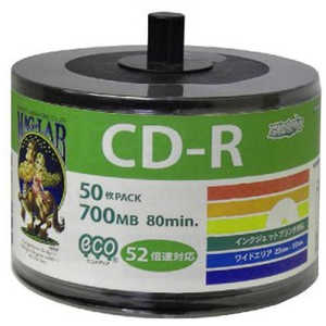 HIDISC データ用CD-R[50枚/700MB/インクジェットプリンター対応] HDCDR80GP50SB2