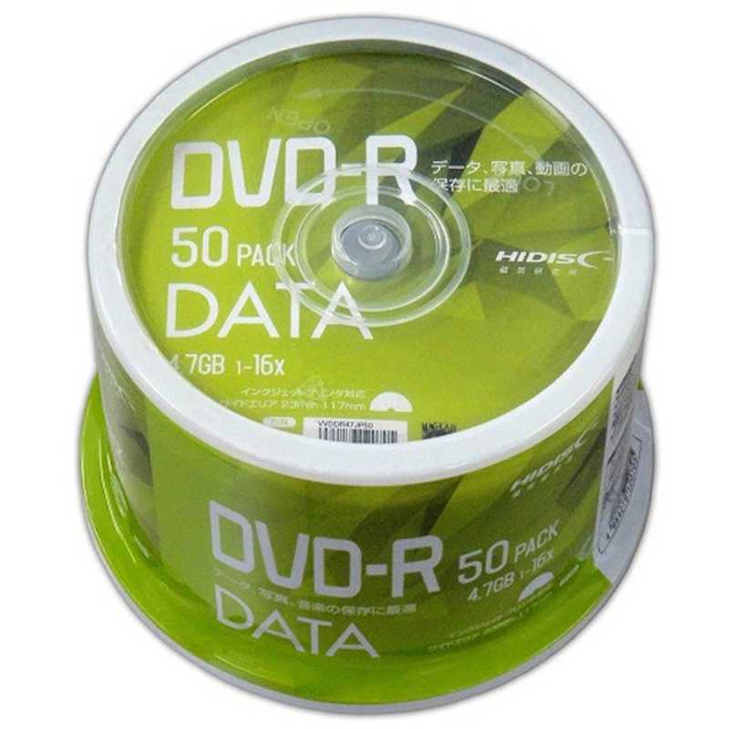 HIDISC HIDISC DVD-Rデータ用 4.7GB 1-16倍速 50枚スピンドルケース VVDDR47JP50 VVDDR47JP50