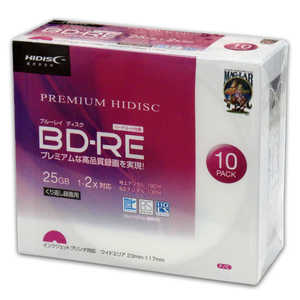 HIDISC BD-RE 1-2®б 25GB֤Ͽѥǥб󥯥åȥץб HDVBE25NP10SC 10