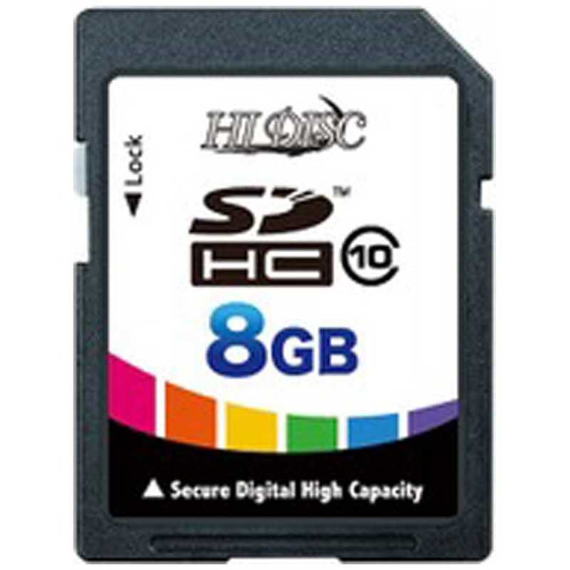 HIDISC HIDISC SDHCカード HDSDH8GCL10JP HDSDH8GCL10JP