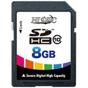 HIDISC SDHCカード HDSDH8GCL10JP