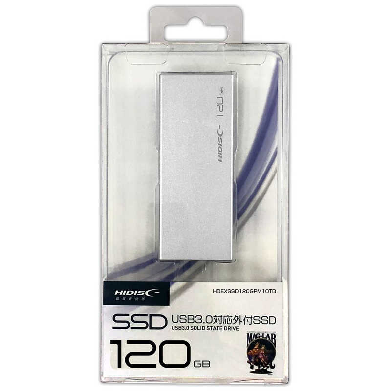 HIDISC HIDISC 外付けSSD [120GB] HDEXSSD120GPM10TD HDEXSSD120GPM10TD