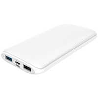 HIDISC モバイルバッテリー ホワイト ［10000mAh /4ポート /充電